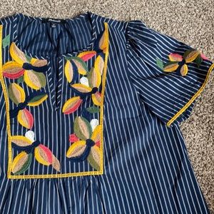 Madewell Embroidered Blouse